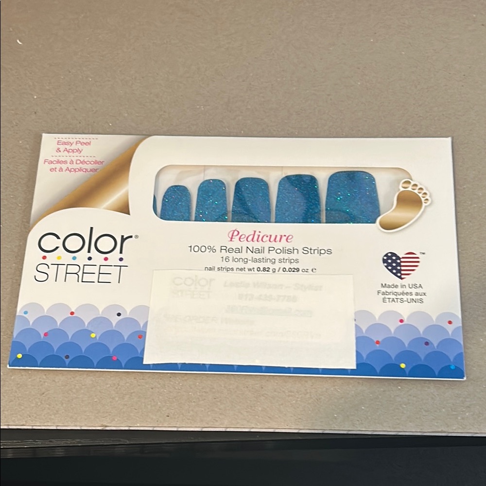 Color Street Pedicure - How Swede It Is